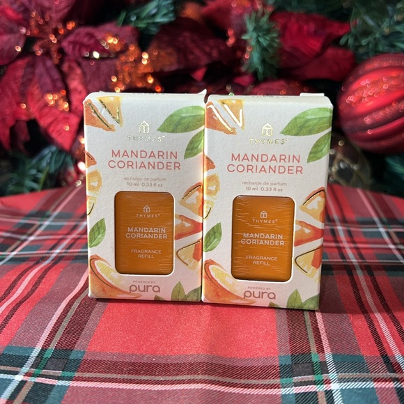 Thymes Mandarin Coriander Pura Smart Home Plug-in Diffuser Refills - Pack of 2 - Picture 6 of 12